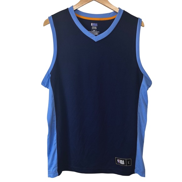 NBA Other - NWOT NBA TX3 Cool Mens Large Navy Blue Light Blue Basketball Tank Top Jersey Gym
